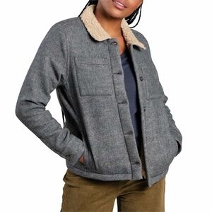 TOAD & CO Burntside Trucker Jacket in Blue WS